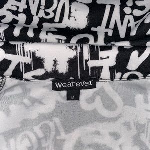 Wearever, women Blazer Size M black and white, perfect condition,worn 1 time